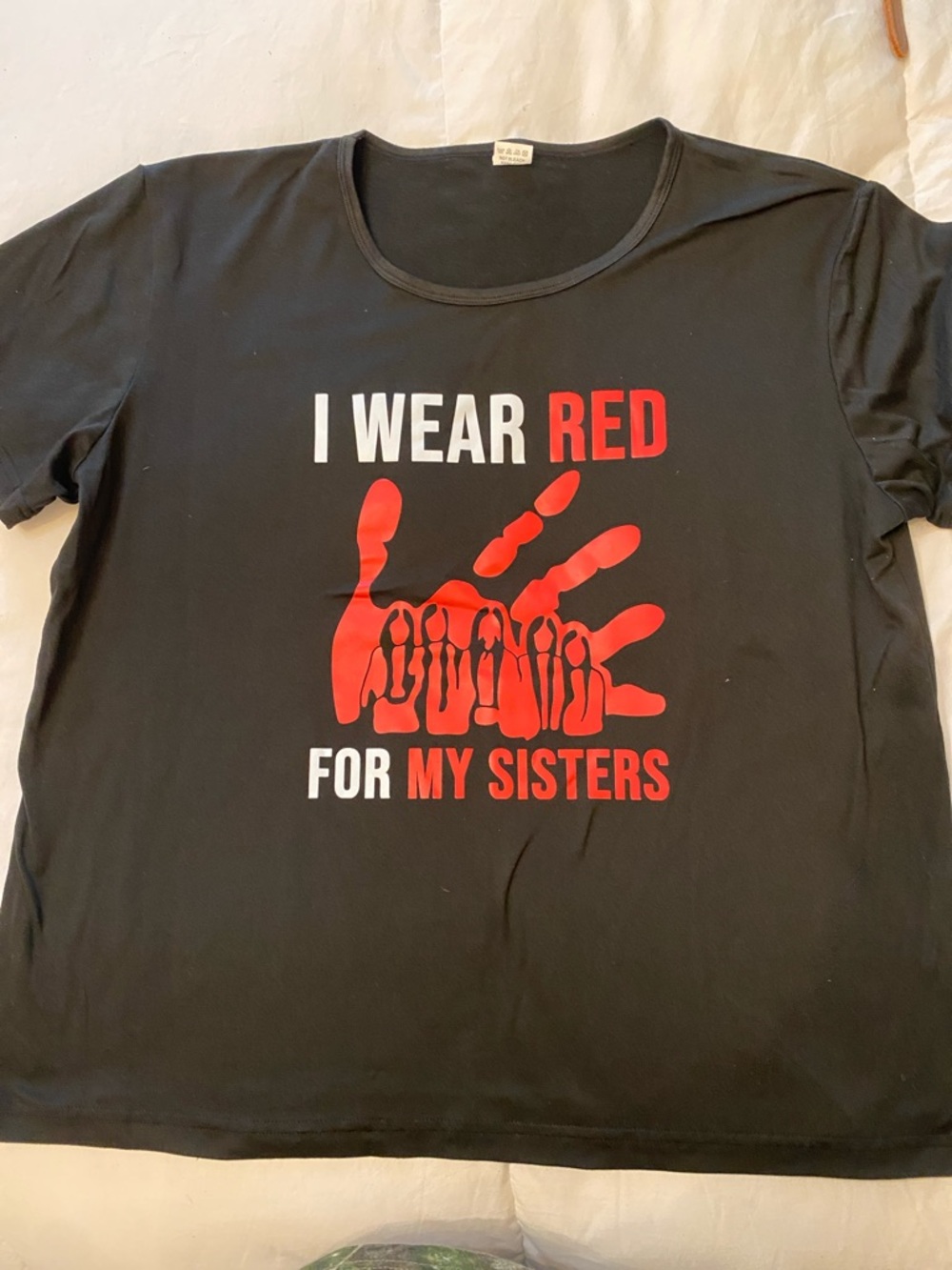 I Wear Red For My Sisters Graphic Tee - MMIW